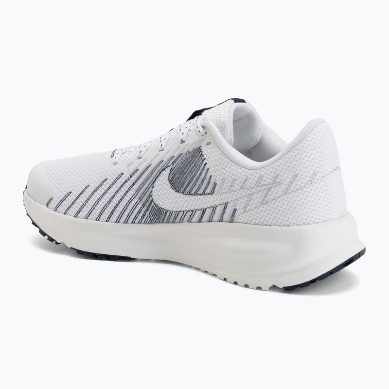 Încălțăminte de alergare pentru bărbați Nike Run Defy White/Midnight Navy/Green Spark 3