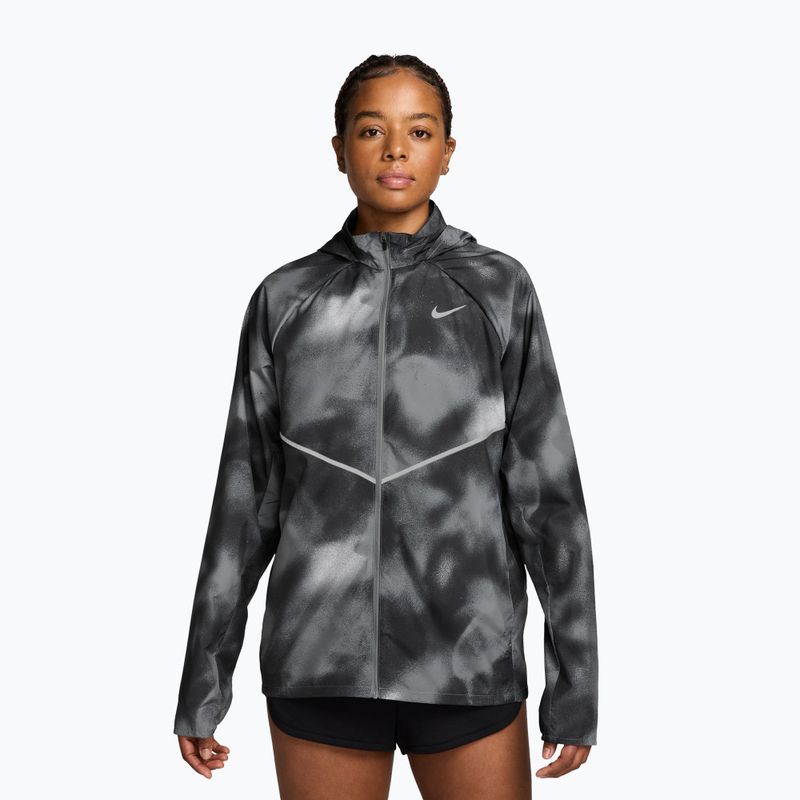 Geacă de alergare pentru bărbați Nike Miler black/smoke grey