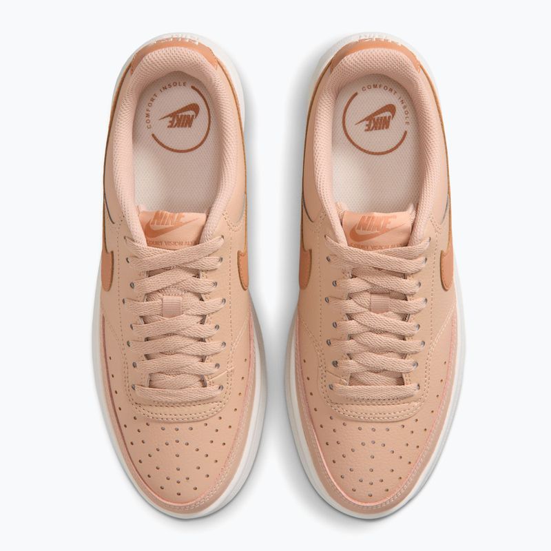Încălțăminte pentru femei Nike Court Vision Alta shimmer/sail/light cognac 4