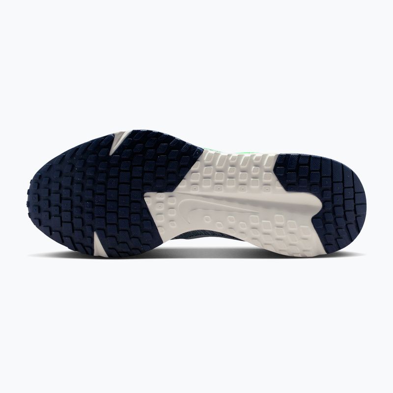 Încălțăminte de alergare pentru bărbați Nike Run Defy White/Midnight Navy/Green Spark 4