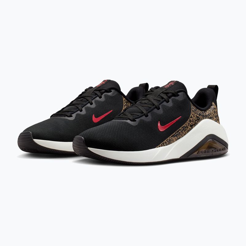 Încălțăminte de antrenament pentru femei Nike Bella 7 black/british khaki/fusion red 3