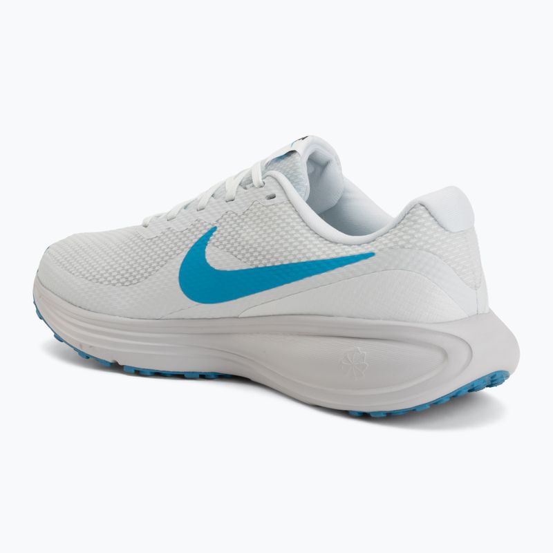 Încălțăminte de alergare pentru bărbați Nike Revolution 8 off white/vast grey/light current blue 3