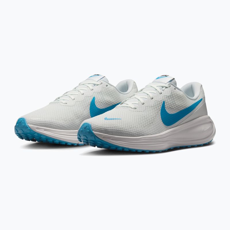 Încălțăminte de alergare pentru bărbați Nike Revolution 8 off white/vast grey/light current blue 3