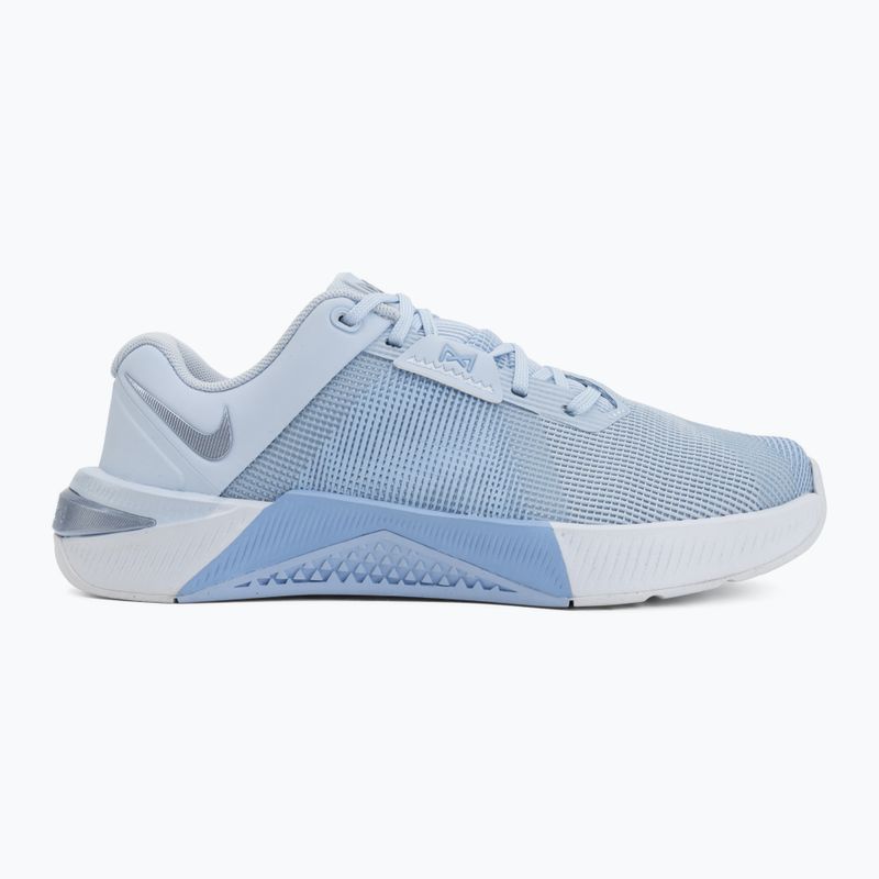 Încălțăminte de antrenament pentru femei Nike Metcon 10 hydrogen blue/aluminum/hydrogen blue 2