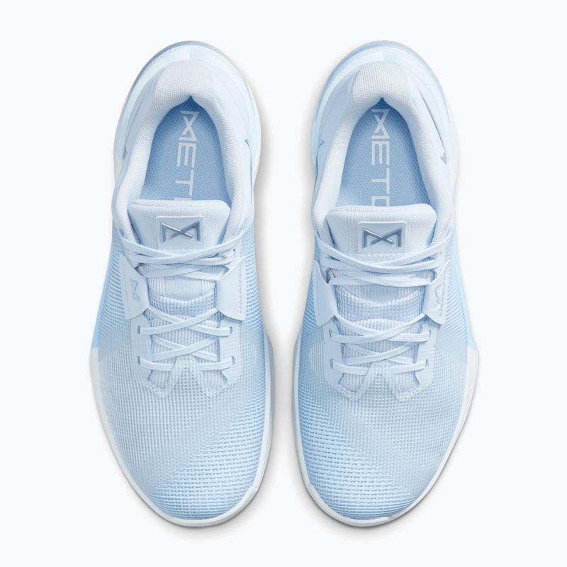 Încălțăminte de antrenament pentru femei Nike Metcon 10 hydrogen blue/aluminum/hydrogen blue 4