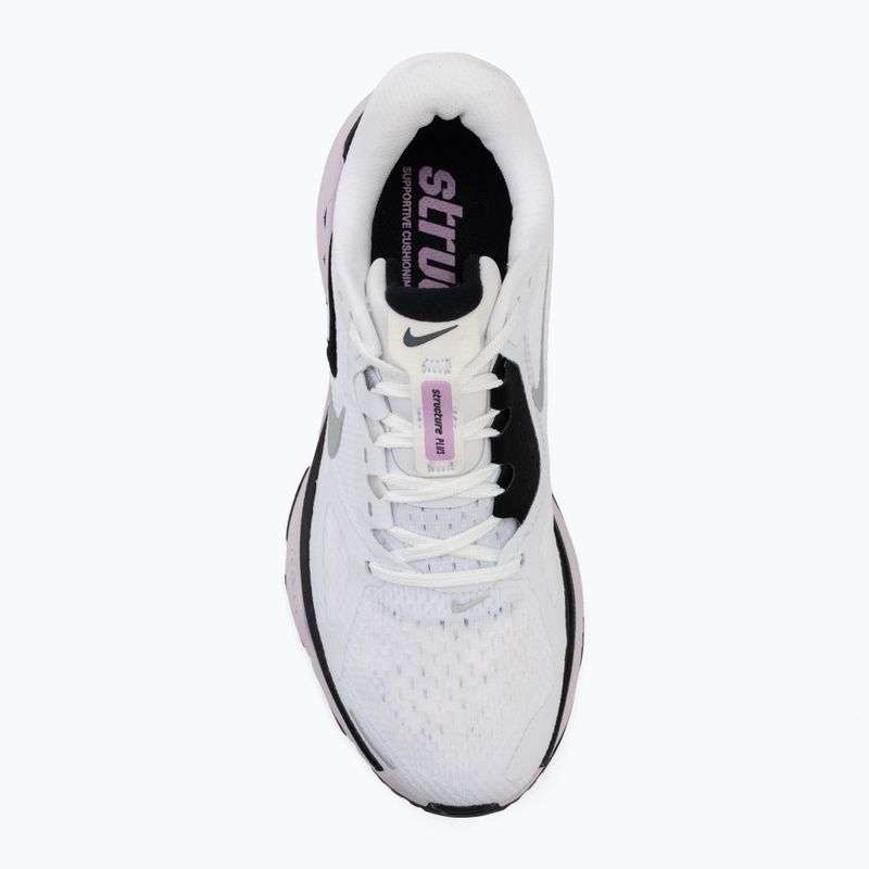 Încălțăminte de alergare pentru femei Nike Structure Plus white/black/metallic silver 5