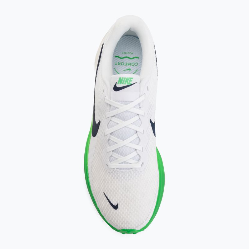 Încălțăminte de alergare pentru bărbați Nike Revolution 8 white/green spark/midnight navy 5