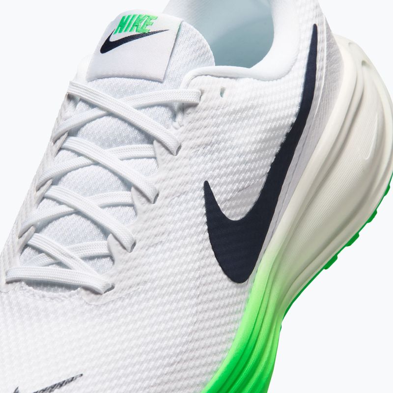 Încălțăminte de alergare pentru bărbați Nike Revolution 8 white/green spark/midnight navy 7