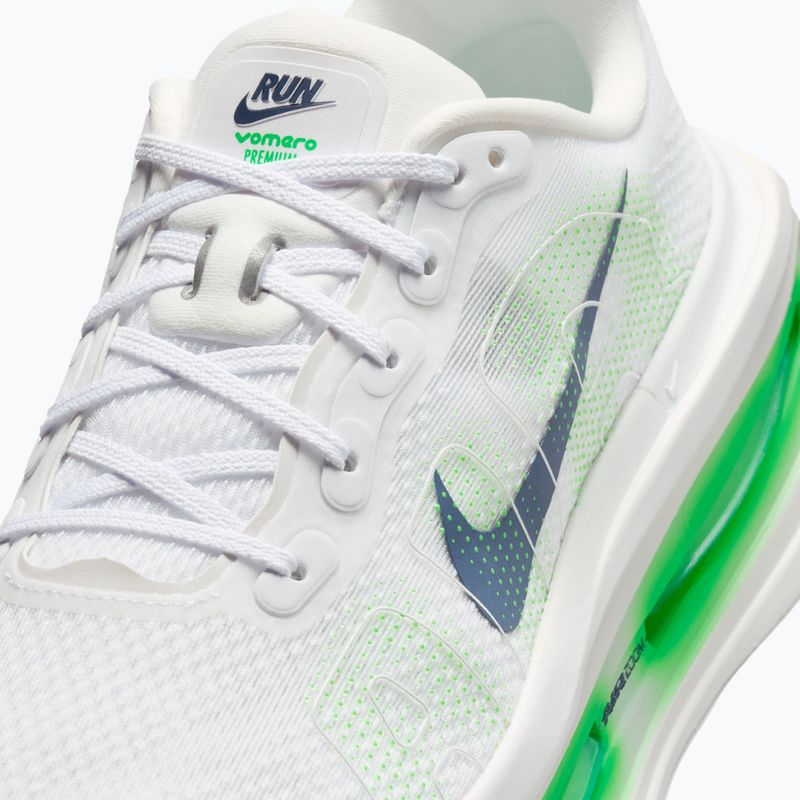 Încălțăminte de alergare pentru bărbați Nike Vomero Premium white/green spark/midnight navy 7