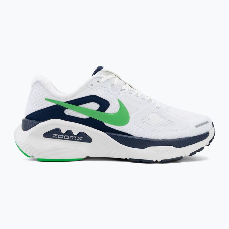 Încălțăminte de alergare pentru bărbați Nike Structure Plus white/midnight navy/green spark 2