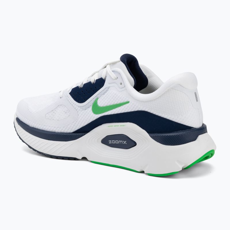 Încălțăminte de alergare pentru bărbați Nike Structure Plus white/midnight navy/green spark 3