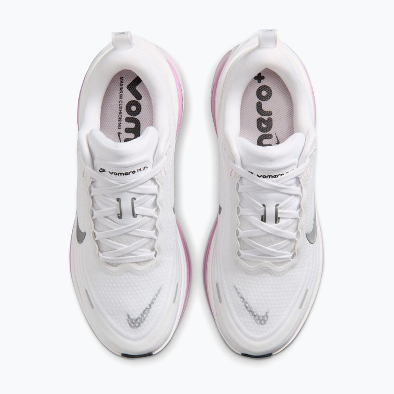 Încălțăminte de alergare pentru femei Nike Vomero Plus white/bleached lilac/metallic silver 5