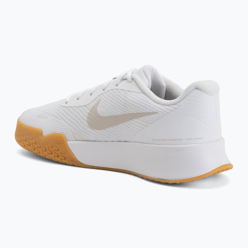Încălțăminte de tenis pentru bărbați Nike Vapor Lite 3 White/Summit White/Light Orewood Brown 3
