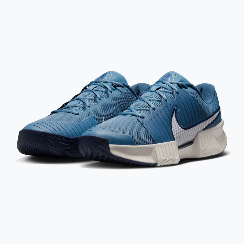 Încălțăminte de tenis pentru bărbați Nike Zoom GP Challenge Pro Clay smokey blue/light bone/new slate/white 3