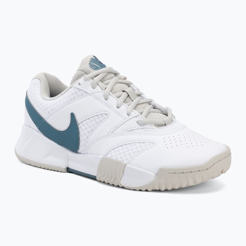 Încălțăminte de tenis pentru bărbați Nike Court Lite 4 White/Light Bone/New Slate/Smokey Blue