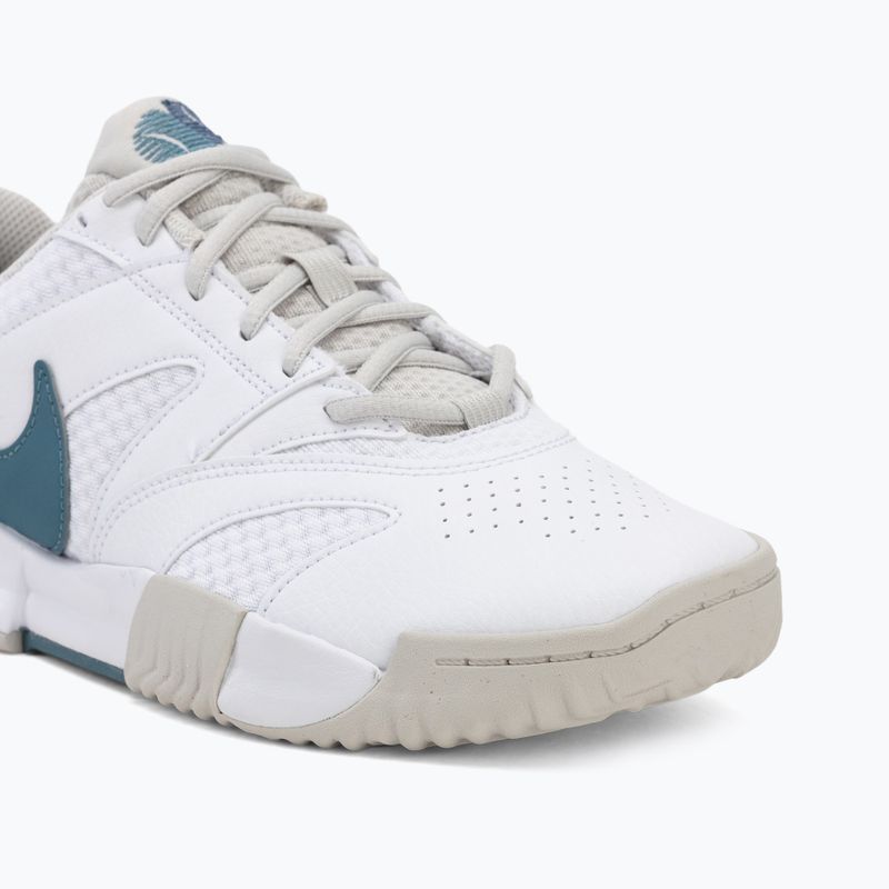 Încălțăminte de tenis pentru bărbați Nike Court Lite 4 White/Light Bone/New Slate/Smokey Blue 7
