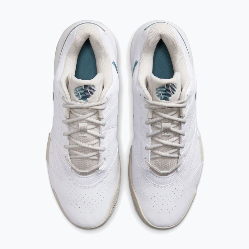 Încălțăminte de tenis pentru bărbați Nike Court Lite 4 White/Light Bone/New Slate/Smokey Blue 5