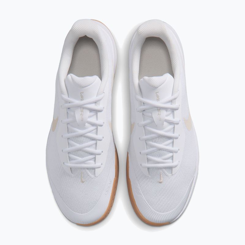 Încălțăminte de tenis pentru bărbați Nike Vapor Lite 3 White/Summit White/Light Orewood Brown 5