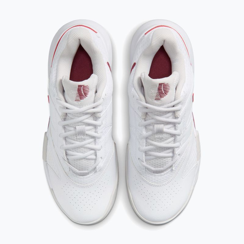 Încălțăminte de tenis pentru femei Nike Court Lite 4 White/Vast Grey/Pink Smoke 5