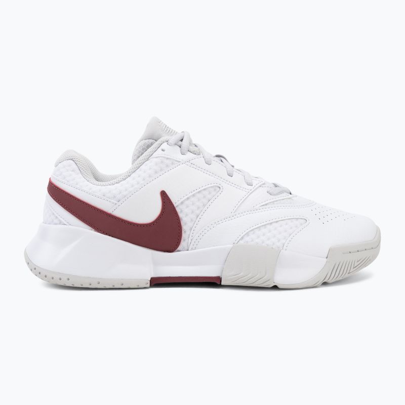 Încălțăminte de tenis pentru femei Nike Court Lite 4 White/Vast Grey/Pink Smoke 2