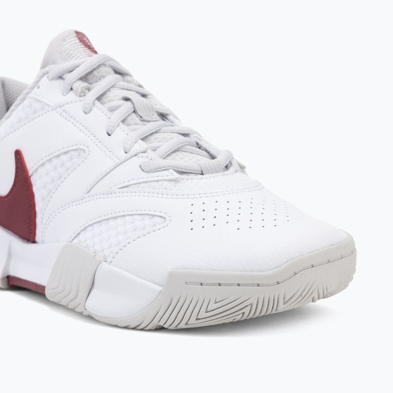 Încălțăminte de tenis pentru femei Nike Court Lite 4 White/Vast Grey/Pink Smoke 7