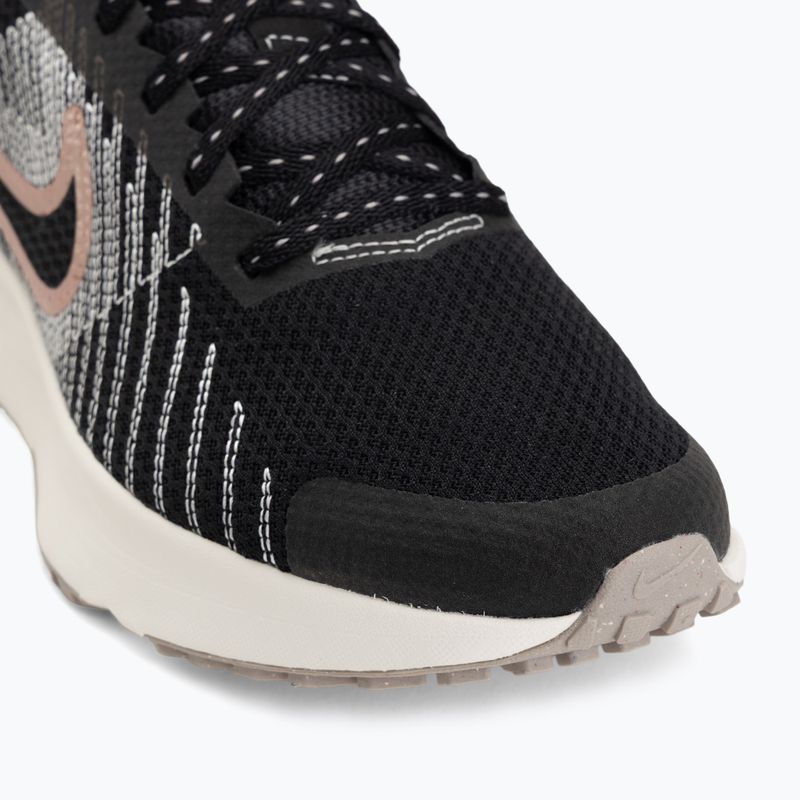 Încălțăminte de alergare pentru femei Nike Run Defy black/sail/phantom/metallic rose gold 7