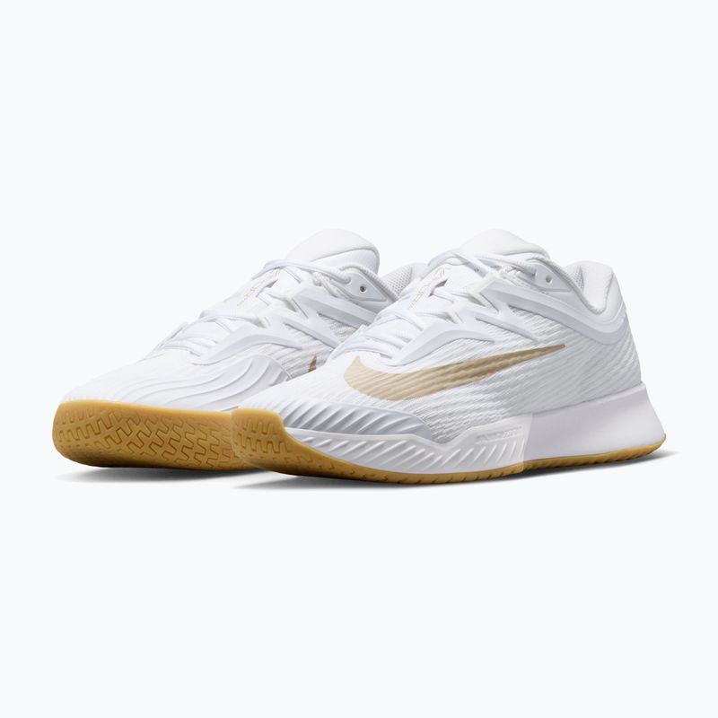 Încălțăminte de tenis pentru bărbați Nike Vapor Pro 3 white/linen/light orewood brown 3