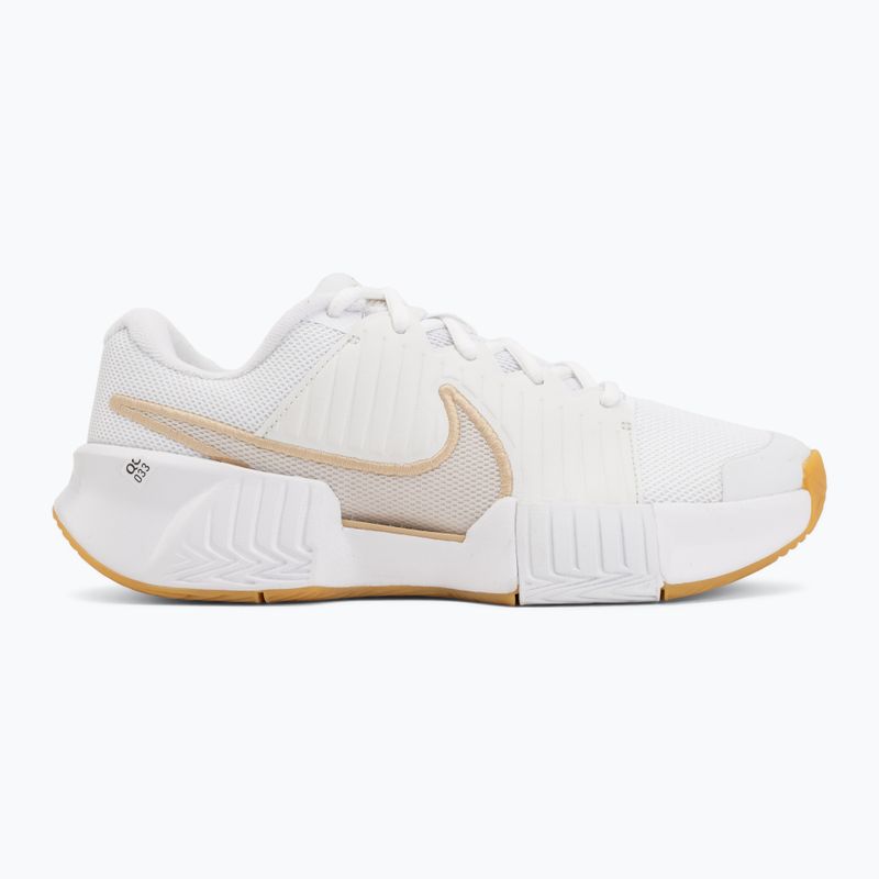 Încălțăminte de tenis pentru femei Nike GP Challenge Pro white/summit white/linen/light orewood brown 2