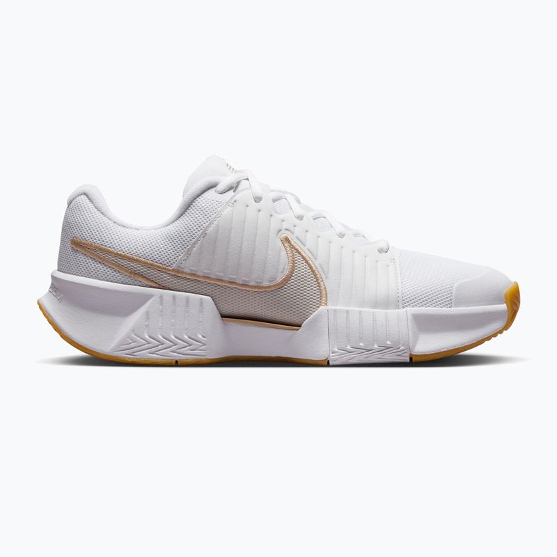 Încălțăminte de tenis pentru femei Nike GP Challenge Pro white/summit white/linen/light orewood brown