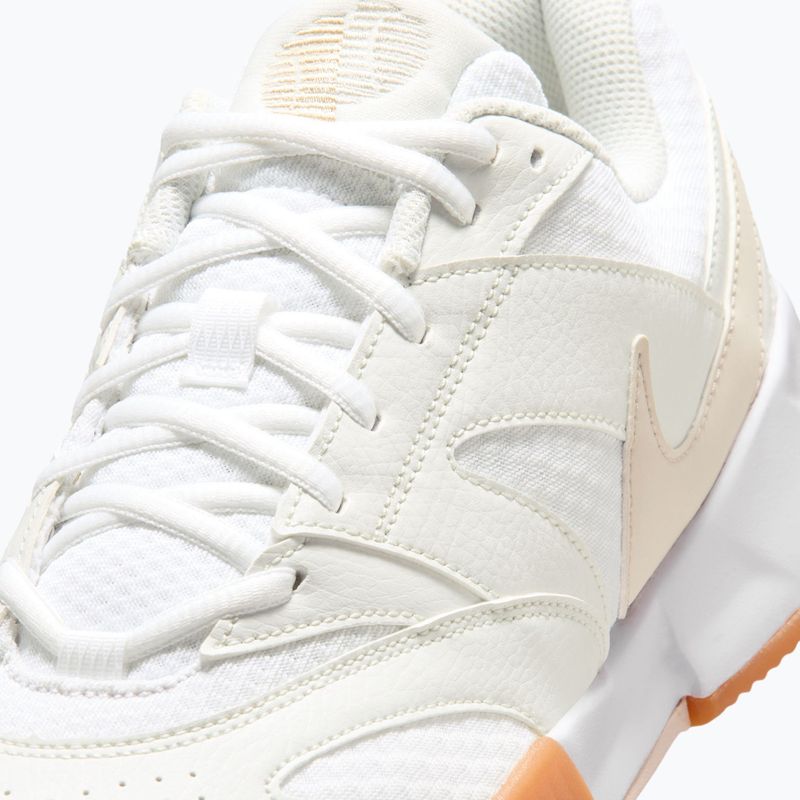 Încălțăminte de tenis pentru bărbați Nike Court Lite 4 White/Summit White/Linen/Light Orewood Brown 7