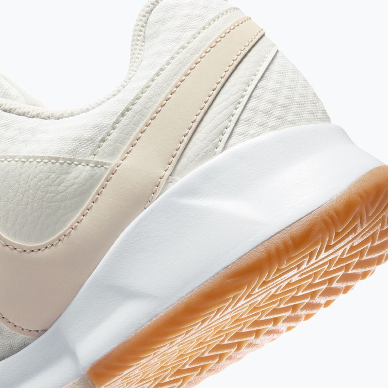 Încălțăminte de tenis pentru bărbați Nike Court Lite 4 White/Summit White/Linen/Light Orewood Brown 8