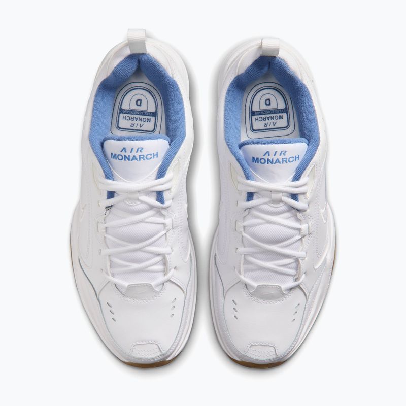 Încălțăminte de antrenament pentru bărbați Nike Air Monarch IV white/indigo storm/gum light brown/white 4