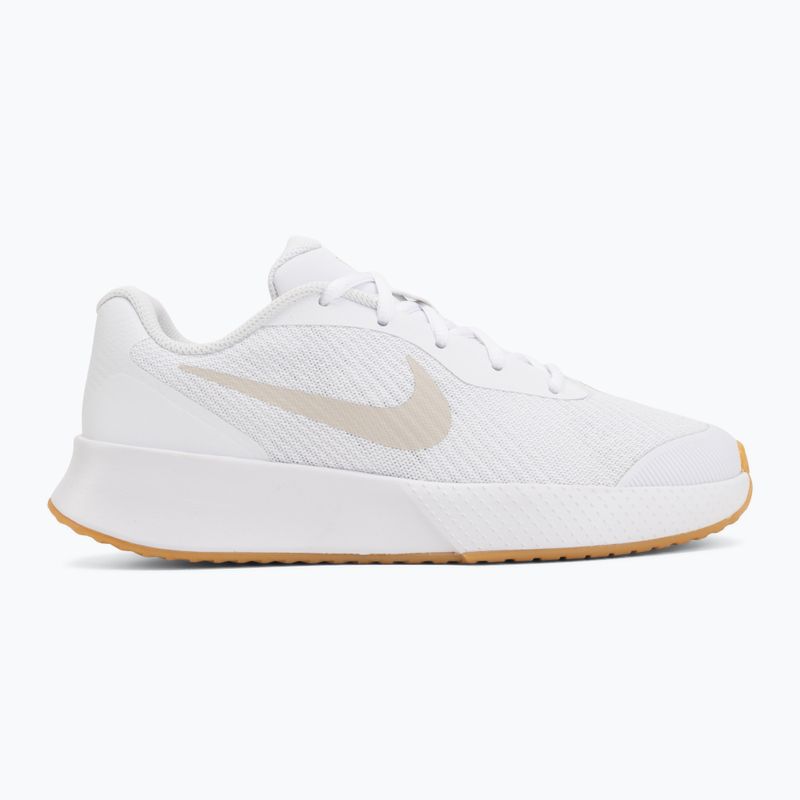 Încălțăminte de tenis pentru femei Nike Vapor Lite 3 White/Summit White/Light Orewood Brown 2