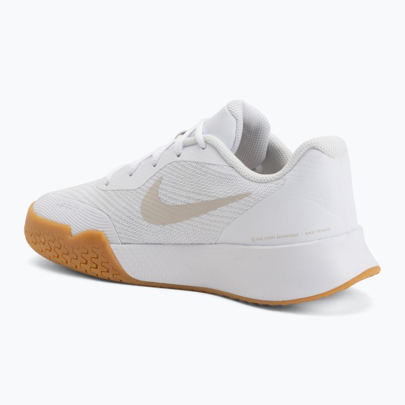 Încălțăminte de tenis pentru femei Nike Vapor Lite 3 White/Summit White/Light Orewood Brown 3