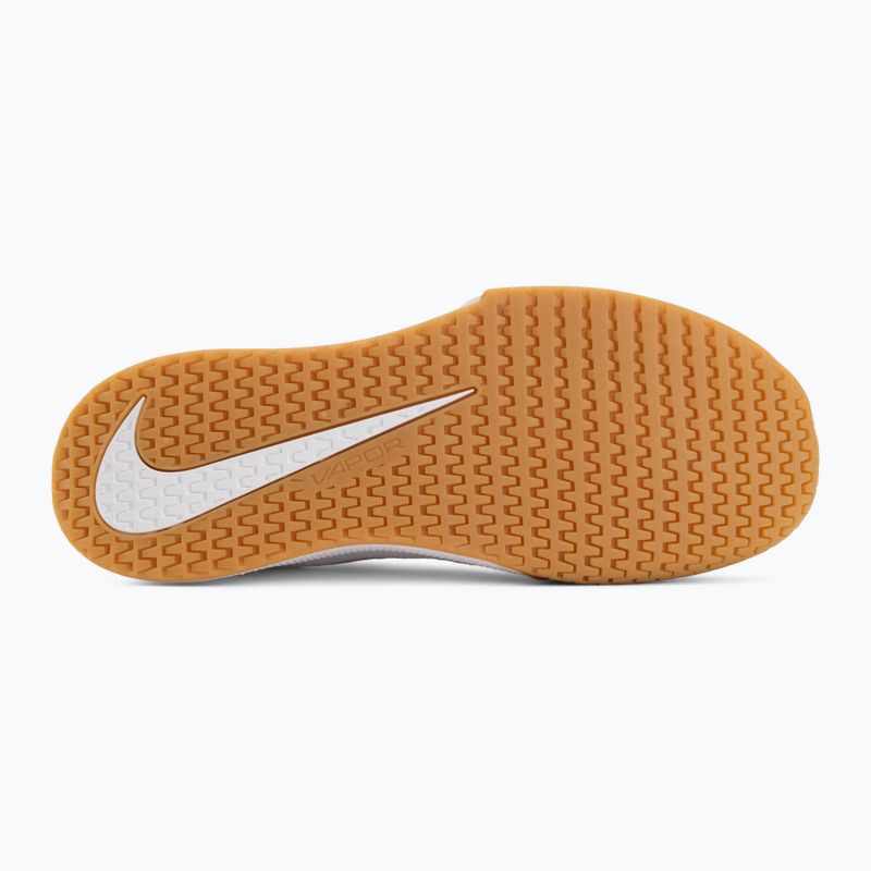 Încălțăminte de tenis pentru femei Nike Vapor Lite 3 White/Summit White/Light Orewood Brown 4