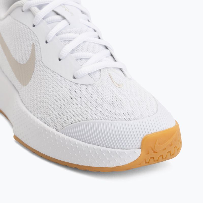 Încălțăminte de tenis pentru femei Nike Vapor Lite 3 White/Summit White/Light Orewood Brown 7