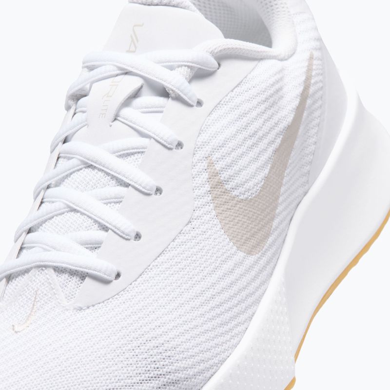 Încălțăminte de tenis pentru femei Nike Vapor Lite 3 White/Summit White/Light Orewood Brown 7