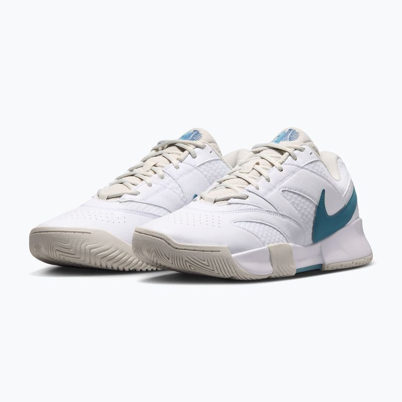 Încălțăminte de tenis pentru bărbați Nike Court Lite 4 White/Light Bone/New Slate/Smokey Blue 3