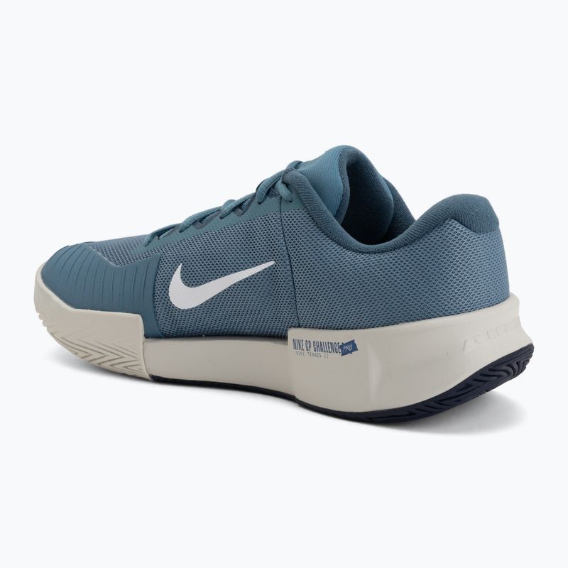 Încălțăminte de tenis pentru bărbați Nike GP Challenge Pro smokey blue/light bone/new slate/white 3