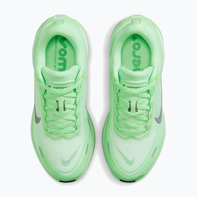 Încălțăminte de alergare pentru femei Nike Vomero Plus white/illusion green/metallic silver 5