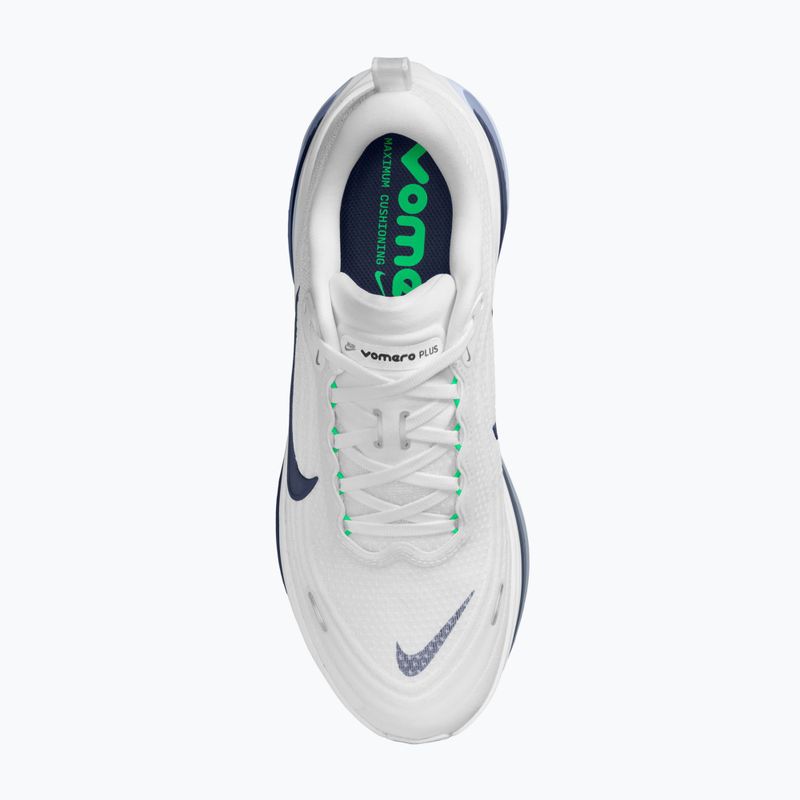 Încălțăminte de alergare pentru bărbați Nike Vomero Plus white/green spark/midnight navy 4