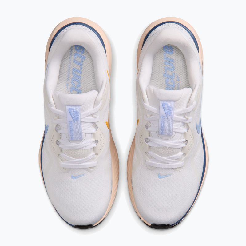 Încălțăminte de alergare pentru femei Nike Structure 26 white/mystic navy/sundial/aluminum 5