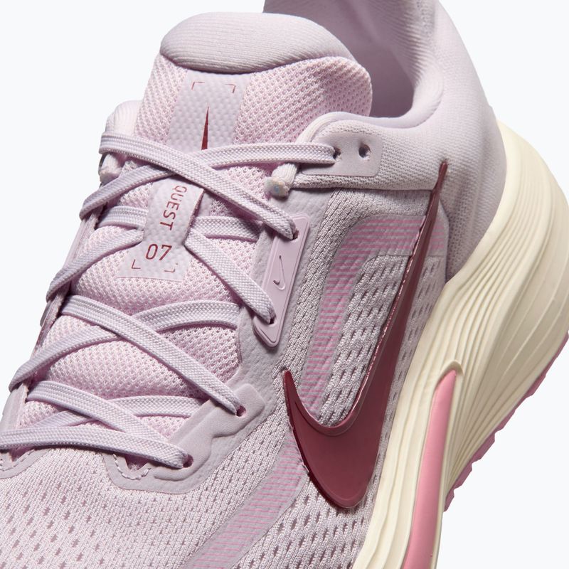 Încălțăminte de alergare pentru femei Nike Quest 7 bleached lilac/sail/pink rise/pink smoke 7