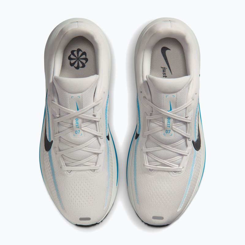 Încălțăminte de alergare pentru bărbați Nike Quest 7 vast grey/light current blue/anthracite 5
