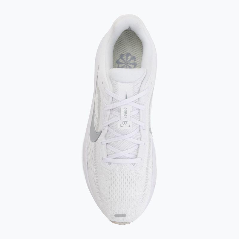 Încălțăminte de alergare pentru bărbați Nike Quest 7 white/vast grey/vast grey/wolf grey 5