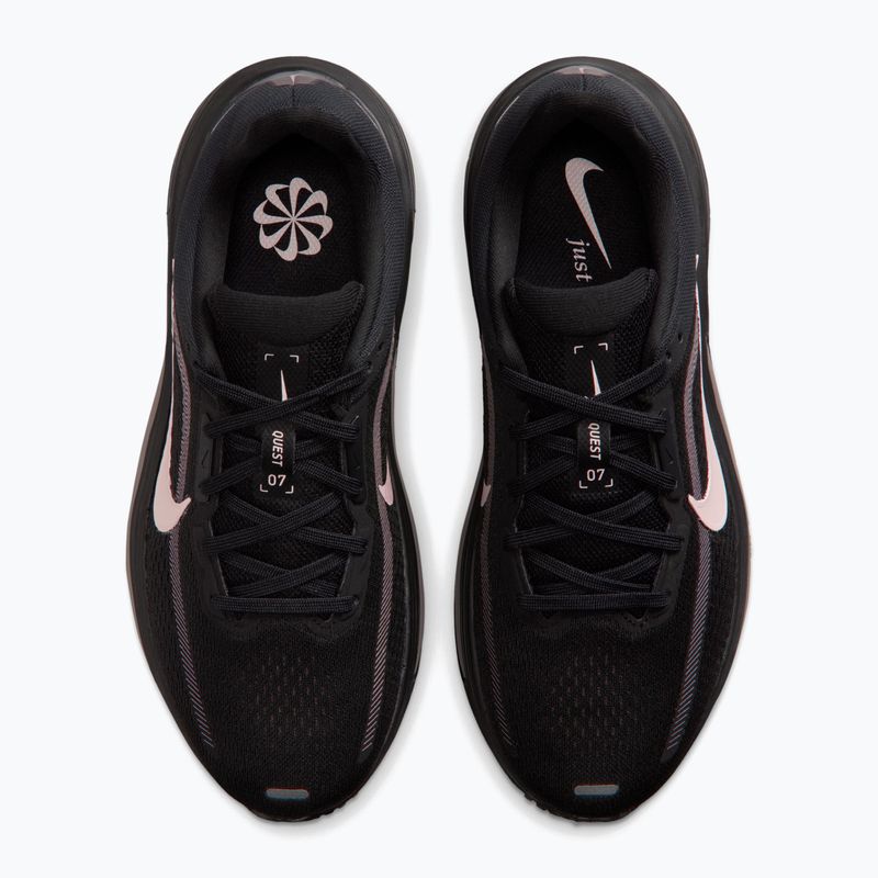 Încălțăminte de alergare pentru femei Nike Quest 7 black/taupe haze/silt red 5