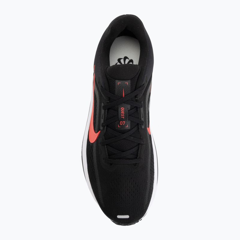 Încălțăminte de alergare pentru bărbați Nike Quest 7 black/white/anthracite/red orbit 5