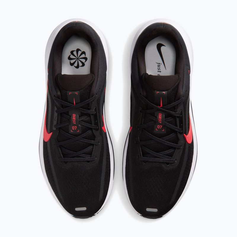 Încălțăminte de alergare pentru bărbați Nike Quest 7 black/white/anthracite/red orbit 5