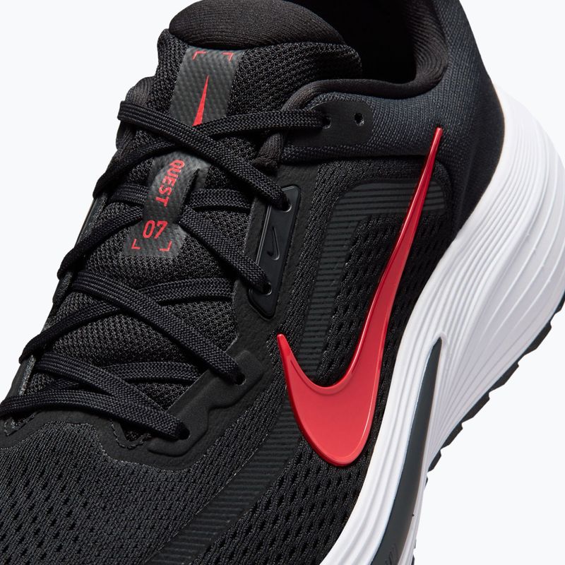 Încălțăminte de alergare pentru bărbați Nike Quest 7 black/white/anthracite/red orbit 7