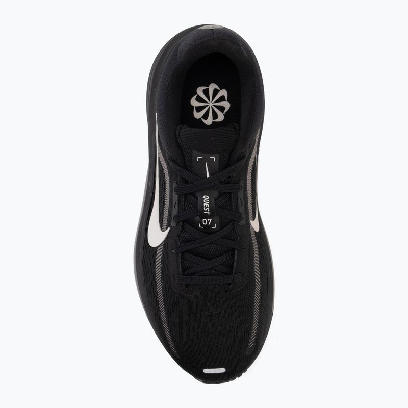 Încălțăminte de alergare pentru femei Nike Quest 7 black/taupe haze/silt red 5